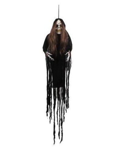 Femme zombie décoration (170 cm) - de haute qualité, idéale pour le carnaval, les fêtes à thème et les événements spéciaux.